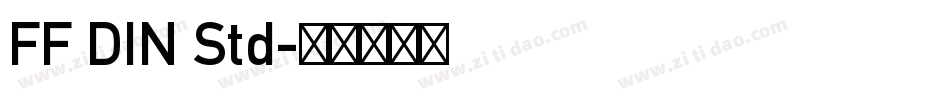 FF DIN Std字体转换
